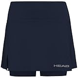 HEAD Mädchen CLUB Basic Skort Girls, blau, 140 (9-10 Jahre)