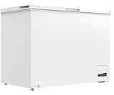 SCHOEPF – GT300SD Gefriertruhe 299 L – Weiß – 83,5 x 112,5 x 61 cm – Energieklasse D – LED-Beleuchtung - Schnellgefrieren – 39 dB – 185 kWh/Jahr – 4-Sterne-Kennzeichnung – Freistehend