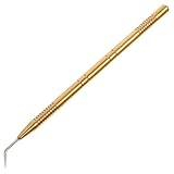 Toyvian Wimpernstäbchen aus Edelstahl Wimpernverpflanzungsstab mit Geriffeltem Griff Wimpernlifting Werkzeug für Professionelle Anwendung im Kosmetikstudio