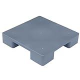 Kunststoff Bodenpaletten, Kunststoffpalette Für Getränkekisten, Atmungsaktive Gitterbelüftungspaletten, Leichte Lagerpaletten Für Den Innen- Und Außenbereich, Einfach Zu Spleißen (Grau,60x50cm)