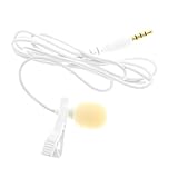 HANABASS Mikrofon Kleines Mikrofon Zur Aufnahme Podcast Mics Kleines Telefonmikrofon Mini -mikrofone Mini-mikrofone Sportmikrofon Clip-mikrofon Ansteckmikrofon Weiß Kunststoff