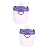 Toyvian 2 Stck Milchpulverspender Tragbare Auslaufsichere Milchpulver Box Freiem Luftdichter Milchpulverbehälter für Unterwegs Kompakt und Leicht für Babynahrung Unterwegs