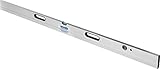 AUSONIA - 87493 PROFI SETZLATTE NIVELLIERLATTE AUS ALUMINIUM MIT LIBELLEN 250 CM AUS ALUMINIUMROHR MIT RILLEN HORIZONTALE