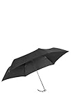 Samsonite Rain Pro Ultra-Mini-Regenschirm, 3-teilig, manuell, 22,5 cm, Schwarz