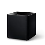 KEF Kube 12 MIE Subwoofer, Schwarz | 300 W RMS-Verstärker Klasse D | 30-cm-Basstreiber | iBX Intelligent Bass Extension | Cinch-Buchse | Musik | Heimkino | Gaming