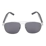 Vikye Smart Gläses, AI -Übersetzung Smart Brille mit Sprachkontrolle, Offenes Ohr -Sound -Mikrofon & Lautsprecher, Polarisierte Brille für Travel Meeting Trade Business