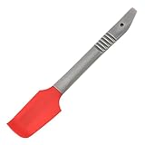 QUXVUIS Silikon Spachtel hitzebeständig, flexibel, Butter, Gebäck, Schaber, Antihaft Küche, Backen, Haushalt, Bäckerei, Kochen, Rot, 19 x 3.4 cm