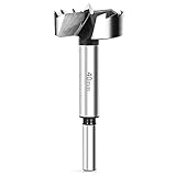BAIDETS Forstnerbohrer 40mm - Forstner Bohrer für Holz, Forstner Bits mit Rundschaft, Zubehör Bohrmaschine