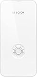 Bosch elektronisch geregelter Durchlauferhitzer Tronic Comfort AquaStop 21/24/27 kW - Umschaltbar, druckfest, stufenlose Temperaturwahl, moderne Glas-Optik, weiß [Energieklasse A]