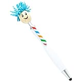 YUGSHNKFC Kugelschreiber mit Touchscreen-Spitze, einziehbarer Kugelschreiber, Touchscreen-Eingabestift für Büro, 10 Stück