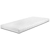 Bodyprotect Kaltschaummatratze Comfort Line 90x200 cm, orthopädische Matratze Härtegrad H3 fest, Öko-Tex, ergonomische Schaumstoffmatratze Höhe 10 cm, Made in EU