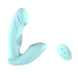 TYDAY Tragbar Vibrator Dildo Vibratoren Sex Toy Mit 12 Vibrationmodi Fernbedienung Vibrator für Sie G-Punkt und Klitoris, Leise und Stark Erotik Sexspielzeug Für Paare Frauen