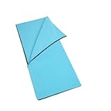 ifundom Outdoor-Schlafsack Camping-Schlafsack Fleece -Schlafsack Schlafsack Für Kühles Wetter Blue