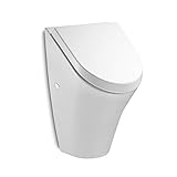 Urinal Roca Nexo m. Zulauf von hinten, inkl. Deckel mit Absenkautomatik, weiß, Large