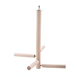 Fydun Sitzstangen für Papageien und Vögel, Käfigständer, Ornamente, Aktivitätszweige aus Holz, Klettertreppen für Familien