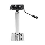 Bootssitze -Sockelbasis - Verstellbare Schwenksitze Pfosten, Hochleistungs -Marine -Sockel | Robuster Bootsstuhlhalterung für Angelboote, langlebiger Stand für Yacht Deck Canoe Ponton im Freien im Fre