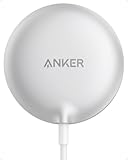 Anker MagGo magnetisches kabelloses Ladegerät (Pad), MagSafe kompatibel, 15W schnelles Ladegerät, Qi2 Zertifiziert, Für iPhone 15/15 Plus/15 Pro/15 Pro Max/14/13/12 Serie (Ohne Netzteil)