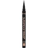 Catrice Superproof Brush Liner Waterproof, Eyeliner, Nr. 010, Schwarz, langanhaltend, Expressergebnis, hochpigmentiert, vegan, wasserfest, ohne Mikroplastikpartikel, ohne Parfüm, 1er Pack (0.45ml)