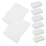 DECORNIJIA 8 Stück Teiliges Weiche Baumwollpads Hautfreundlich Fusselfrei Make up Entferner für Augen und Gesicht Sanfte Reinigung ohne Rückstände für Tägliche Hautpflege und