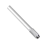 Angoily verstellbarer Stifthalter Stiftverlängerungshalter Bleistiftverlängerer für Künstler pencil extender Bleistiftverlängerung schreiblernbleistift Bleistifthalter Silver