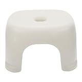 NIYANGLE Turnschuhe und Stühle Tritthocker für im Badezimmer Kleinkindhocker für die Toilette Badezimmerhocker Babyhocker aus Kunststoff pp Weiß
