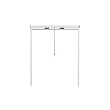 APANA Fliegengitter Rollo Fenster bis 80x160 cm – weiß – ausziehbarer Insektenschutz – stabiles Insektenschutzrollo mit Alurahmen & Fiberglasgewebe – Fensterrollo gegen Mücken