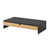 IKEA Monitorständer ELLOVEN mit Schublade, Anthrazit, BxTxH 47x26x10cm