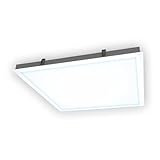 Xtend LED Panel 62x62cm 5000K 36W Neutralweiß | Alu Steck Einbau Montagerahmen Schraublos Unterputz | nicht dimmbar LED Deckenlampe LED Bürodeckenleuchte PMMA