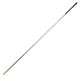 NOENNULL 5-Sektions-Teleskop-Angelrute, Ausziehbare Mini-Stange aus Edelstahl für Stream & Travel, Kompakte Tragbare Angelstange mit Trage Tasche