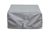 PEGASO Schutzhülle B 68 x T 68 x H 30 cm für Tisch/Hocker wetterfest Abdeckung für Gartenmöbel, wasserdichte Schutzhülle Anti-UV Abdeckplane für Gartentische Terrassenmöbel, Regenschutz und Staubfest