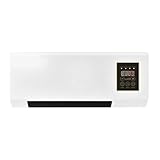 Wandmontierter Heizlüfter - Gebläse Für Schlafzimmer,Fernbedienung Wandheizer Innen Außen Wohnheimzimmer Keller Wohnung Werkstatt