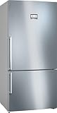 Bosch KGN86AIDR, Serie 6, XXL-Stand-Kühl-Gefrier-Kombination, 186 x 86 cm, 479 L Kühlen & 152 L Gefrieren, NoFrost, VitaFresh XXL, PerfectFit, Gebürsteter Stahl