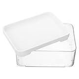 SOIMISS Kasten Wäschebox Waschmittel Wäschereipulverbehälter Deckel spühlmitteldispender waschpulver aufbewahrung Waschpulver Organizer Plastikbehälter Wäsche Perlenbehälter das Haustier