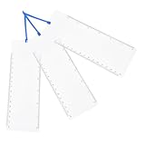 NOLITOY 3 Stück Leichtes Lesezeichen mit Lineal Vergrößerung Kunststoff Fresnel linse Praktische Full Page Lupe für Senioren und Menschen mit Sehschwäche Kompakt und Stilvoll