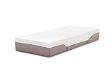 Yatas Bedding Moonlight Hybrid Matratze 28 cm – 140x200 cm – Visco + Hourglass Taschenfederkern – Ergonomisch, Atmungsaktiv, Allergikergeeignet