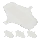 TOVINANNA 4 Stück Wiederverwendbare Menstruationsbinden aus Baumwolle mit Schicht Atmungsaktiv Waschbar Slipeinlagen für Schwangerschaft und Wochenbett