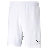 PUMA Herren Teamrise Shorts, Puma White-puma Black, M EU