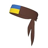 Verstellbare Stirnbänder für Damen, ukrainische Flagge, rutschfest, modisch, für Sport, Laufen, Yoga