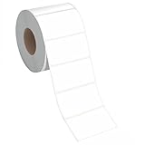 300 Stück Einfarbige Namensschild-Etiketten, Blanko Mit Permanentem Klebstoff, Beschreibbar, Weiße Aufkleber für Schule, Büro, Zuhause Mit Perforationslinie