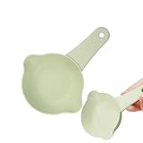 Futterschaufel für Hunde, ABS, 16 x 11 x 5 cm, Messschaufel für Tierfutter, abnehmbarer Messbecher, Katzenfutter, Löffel für Haustiere, bequemes Füttern
