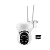 Huudngeje 8MP WiFi Camera Outdoor Drahtloser Überwachung PTZ Kamera X Digital Zoom Human Tracking -Wege-ACCTV