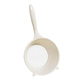 SOLUSTRE Wiederverwendbarer Abflusskorb Feinmaschiger Obstkorb Praktischer Abtropfkorb Für Gemüse Und Reis Küchenfreundliches Design Cremigem Zum Waschen Und Abtropfen