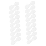 DECOMELODY 200 Stück Augenpads aus Reiner Baumwolle Weiche Dicke DIY Augenmasken pads zur Feuchtigkeitsversorgung Hautfreundliche Dünne Augenpflege patches für Zuhause und Salon