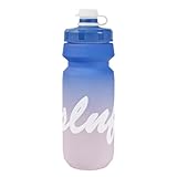 WENGU Sportflasche, Trinkflaschen, Quetsch-Wasserflasche zum Radfahren, auslaufsichere Wasserbecher, bunte Wasserflasche (klassisch, blau)