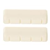 WEKADRIN 2 Stück Banjo Saitenmutter Banjo Stegmuttern Ersatz Kompakt Langlebig mit Intonation