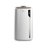 De'Longhi Pinguino mobile Klimaanlage PACEL110ERFWiFi, mobiles Klimagerät, Räume bis 100 m³, Entfeuchtungsfunktion, 11.000 BTU/h, Alexa & Google Assistant, Gas R290, Klasse A, 2,9 kW, Weiß