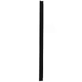 LEO’s - 100 x Klemmschienen Schwarz DIN A4 (297 mm) FH 3-4 mm für ca. 30 Blatt - Klemmschiene zum Binden von ungelochten Papier Unterlagen und Blattsammlungen - Klemmleiste aus Hart-PVC