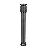 Andoer ER222C 22mm Tube Diameter Carbon Fiber Tripod Extender 2-Section Center Column Extension Tube Compatible with Zhiyun FeiyuTech hohem Handheld Gimbals All Tripods Max. Load Capacity 5kg