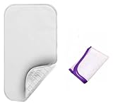 BMPAALN Bügelbrettbezug, tragbare Bügeldecke, hitzebeständig, Bügelunterlage, Reise-Bügelbrettmatte, Bügelunterlage für Waschmaschine, Trockner, A, 85 x 48 cm