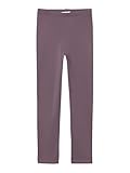 name it Mädchen NKFDAVINA SOLID SWE BRU N NOOS Leggings, Arctic Dusk, 134